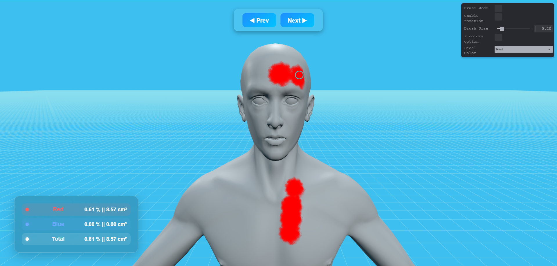 3D PAINTING website screenshot